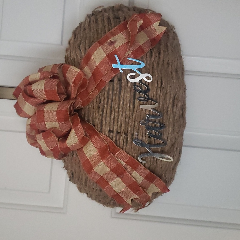 Handmade Harvest Door Wreath